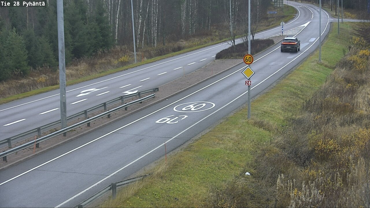 Kelikamerat Kuva Tie 28 Pyhäntä, Pyhäntä, Pohjois-Pohjanmaa