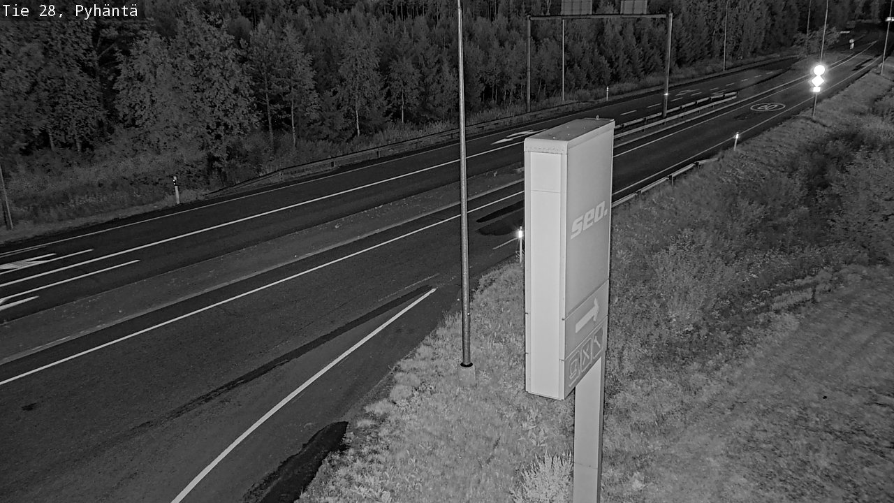 Kelikamerat Kuva Tie 28 Pyhäntä, Pyhäntä, Pohjois-Pohjanmaa