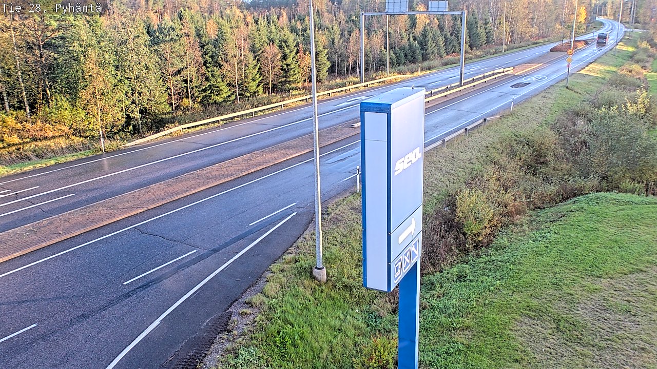 Kelikamerat Kuva Tie 28 Pyhäntä, Pyhäntä, Pohjois-Pohjanmaa