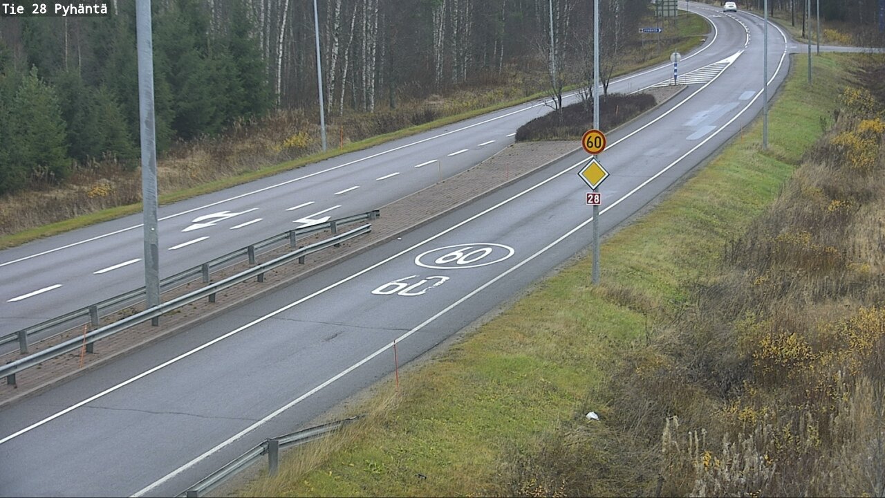 Kelikamerat Kuva Tie 28 Pyhäntä, Pyhäntä, Pohjois-Pohjanmaa