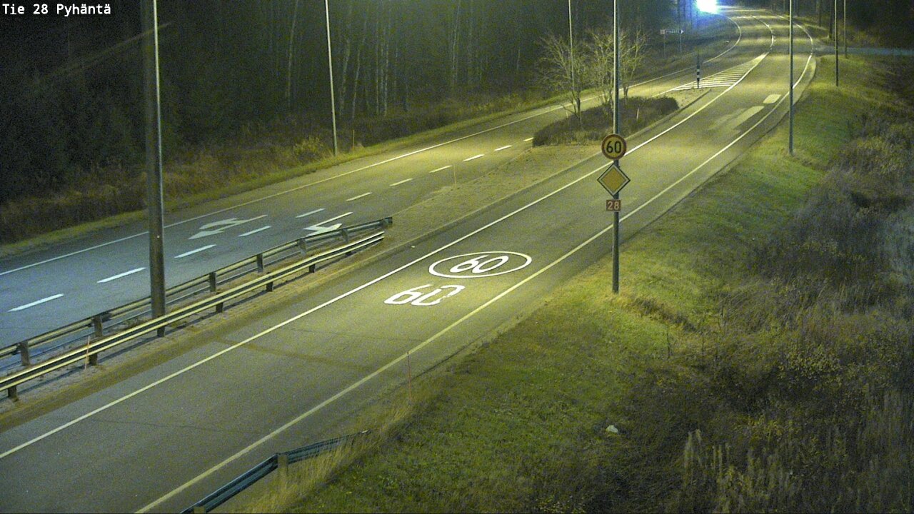 Kelikamerat Kuva Tie 28 Pyhäntä, Pyhäntä, Pohjois-Pohjanmaa