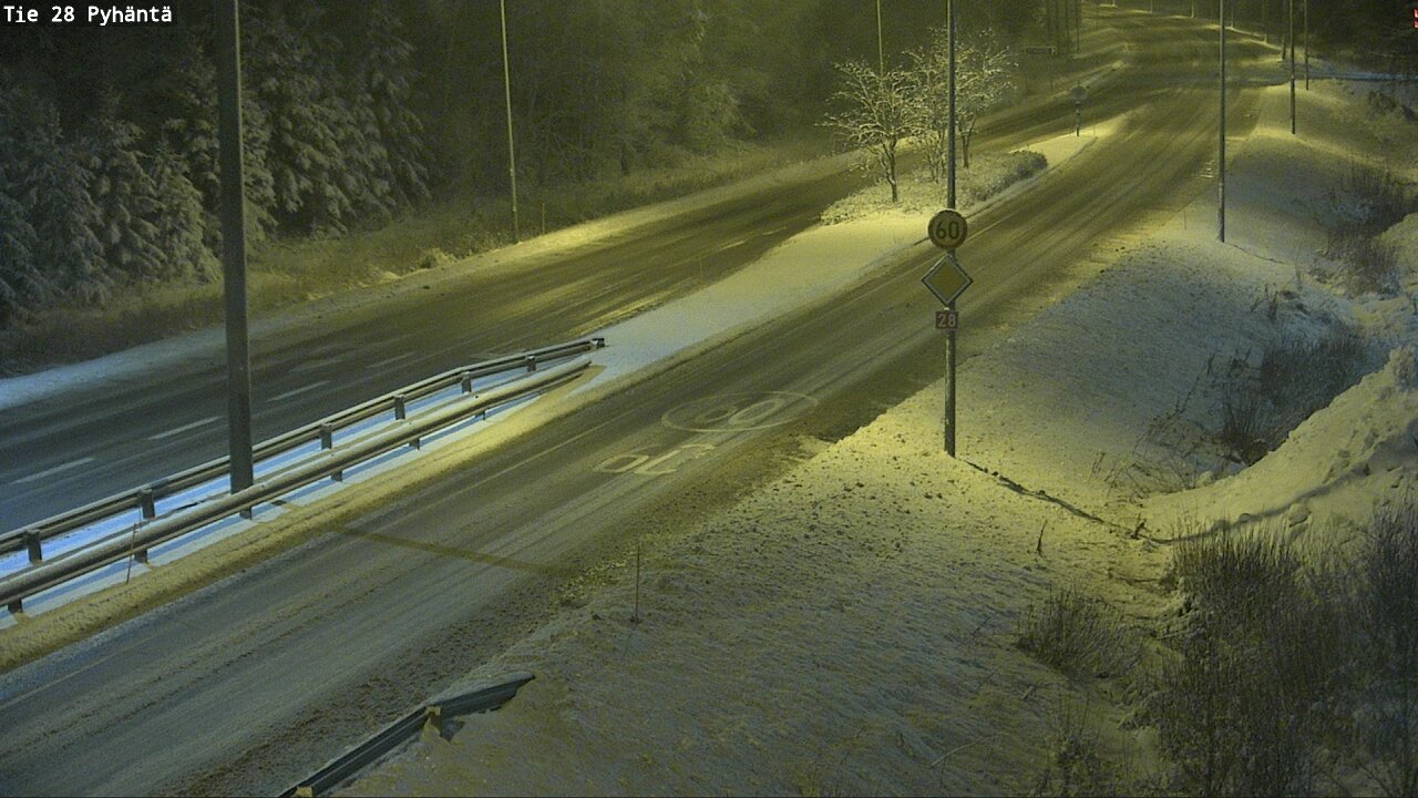 Kelikamerat Kuva Tie 28 Pyhäntä, Pyhäntä, Pohjois-Pohjanmaa