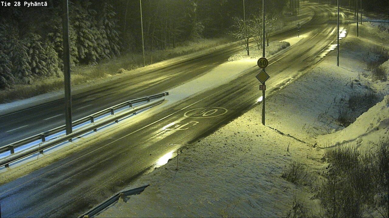 Kelikamerat Kuva Tie 28 Pyhäntä, Pyhäntä, Pohjois-Pohjanmaa