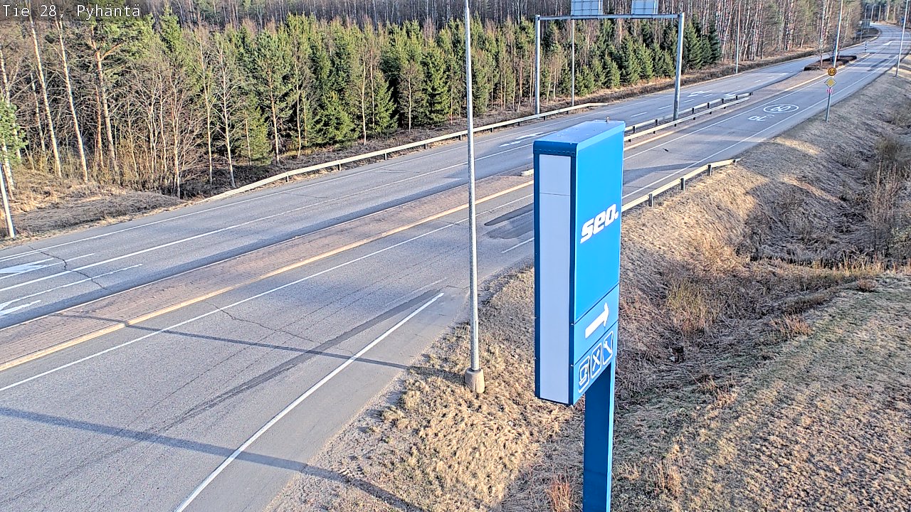 Kelikamerat Kuva Tie 28 Pyhäntä, Pyhäntä, Pohjois-Pohjanmaa