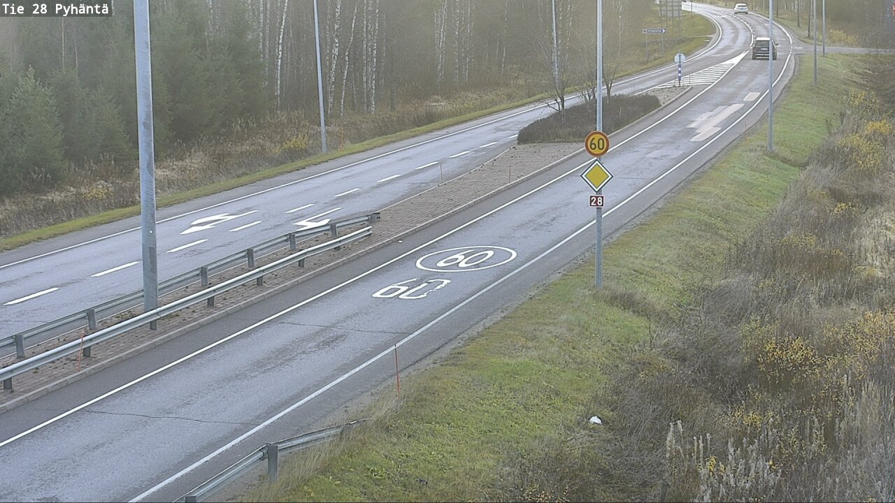 Kelikamerat Kuva Tie 28 Pyhäntä, Pyhäntä, Pohjois-Pohjanmaa