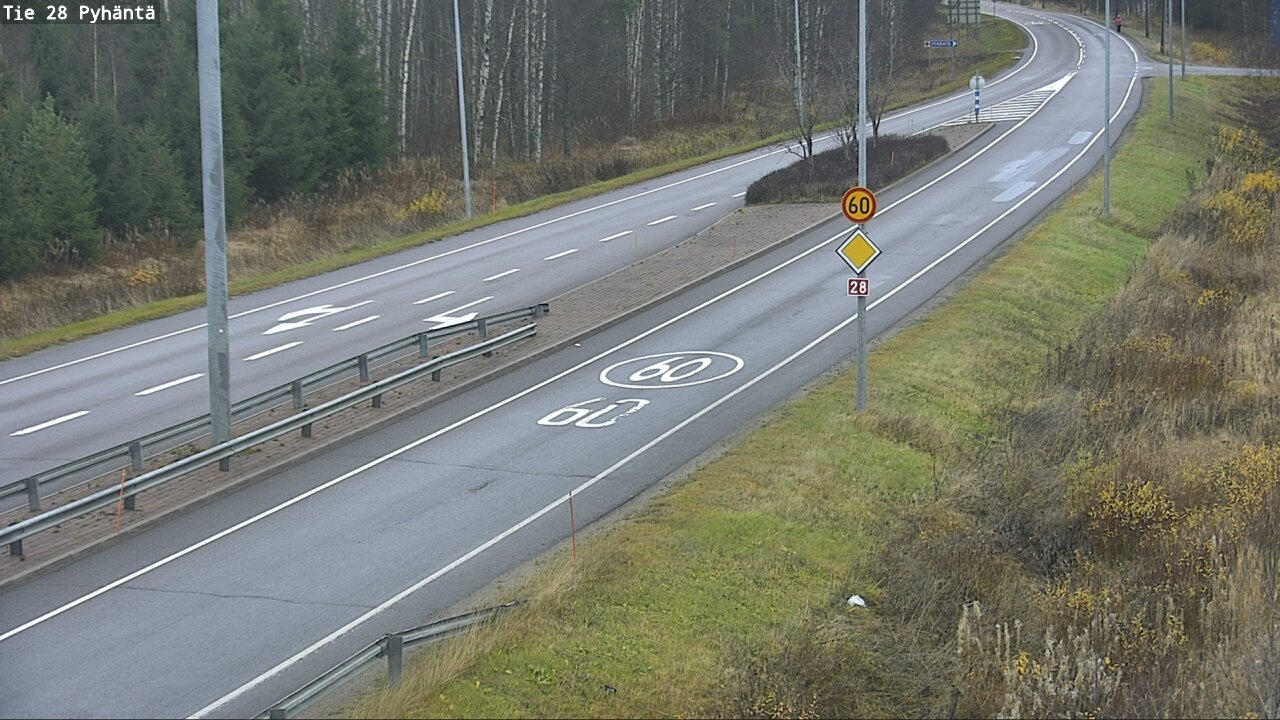 Kelikamerat Kuva Tie 28 Pyhäntä, Pyhäntä, Pohjois-Pohjanmaa