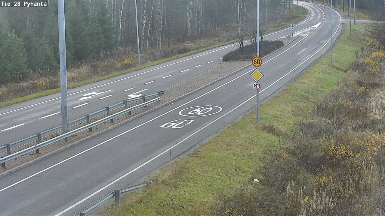 Kelikamerat Kuva Tie 28 Pyhäntä, Pyhäntä, Pohjois-Pohjanmaa