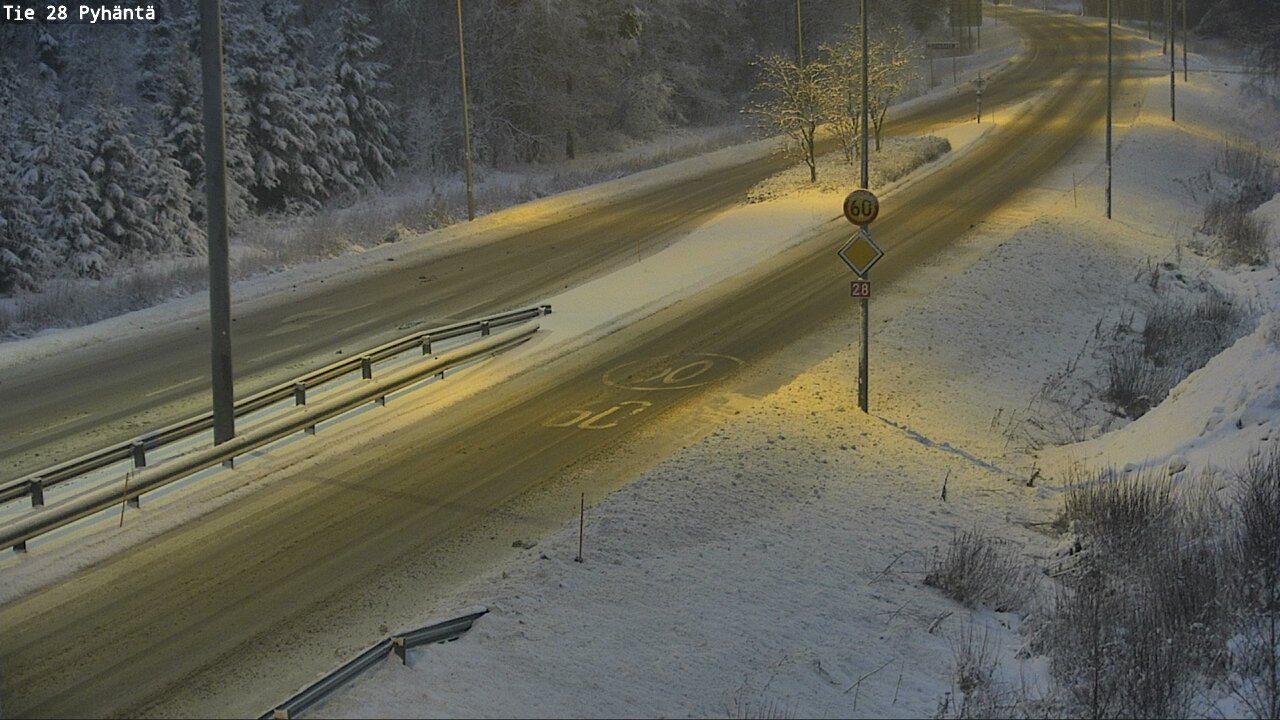 Kelikamerat Kuva Tie 28 Pyhäntä, Pyhäntä, Pohjois-Pohjanmaa