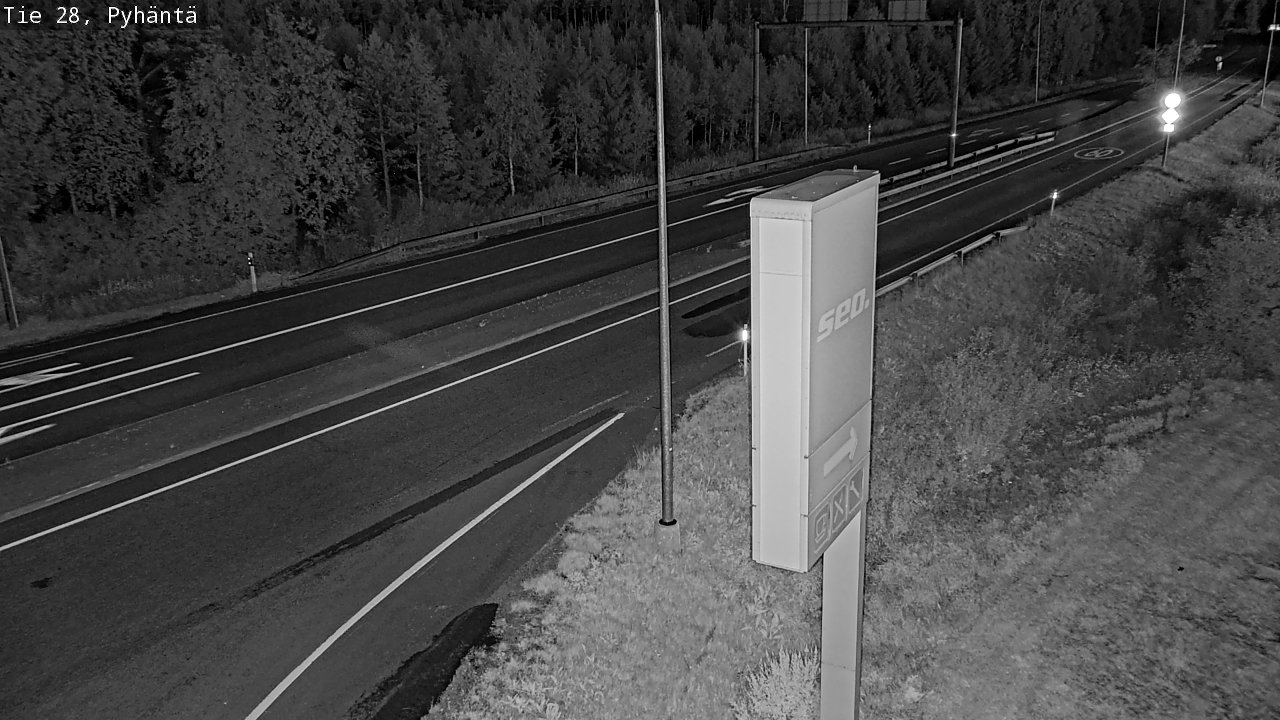 Kelikamerat Kuva Tie 28 Pyhäntä, Pyhäntä, Pohjois-Pohjanmaa