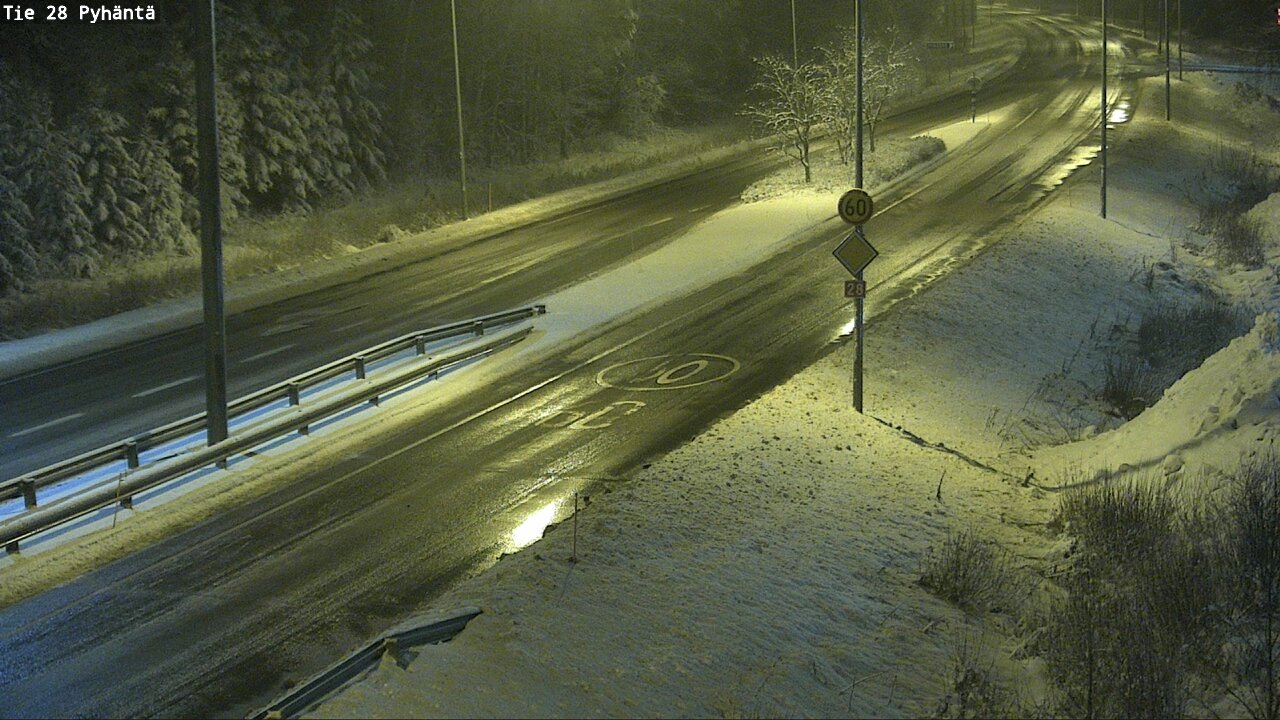 Kelikamerat Kuva Tie 28 Pyhäntä, Pyhäntä, Pohjois-Pohjanmaa