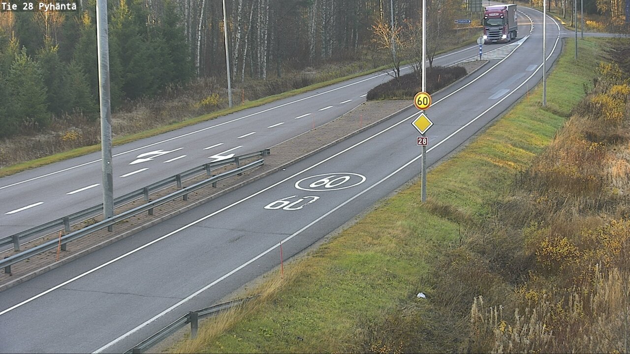 Kelikamerat Kuva Tie 28 Pyhäntä, Pyhäntä, Pohjois-Pohjanmaa