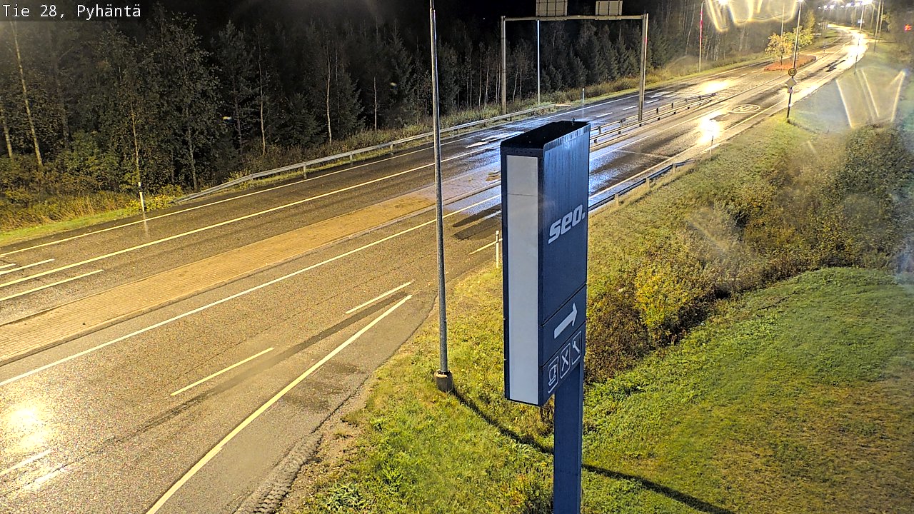 Kelikamerat Kuva Tie 28 Pyhäntä, Pyhäntä, Pohjois-Pohjanmaa