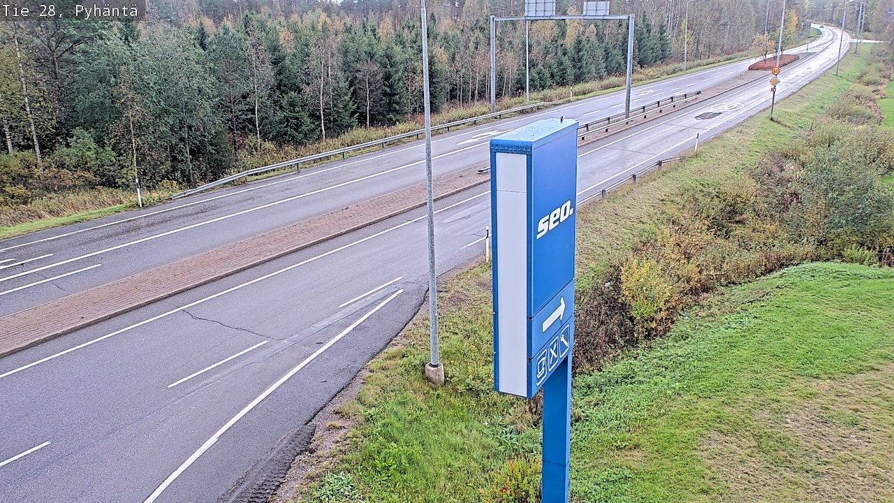 Kelikamerat Kuva Tie 28 Pyhäntä, Pyhäntä, Pohjois-Pohjanmaa