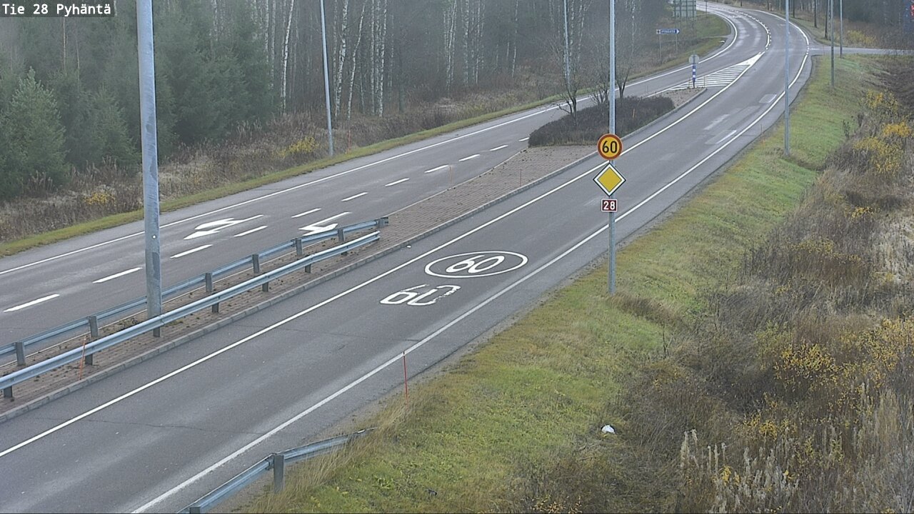 Kelikamerat Kuva Tie 28 Pyhäntä, Pyhäntä, Pohjois-Pohjanmaa