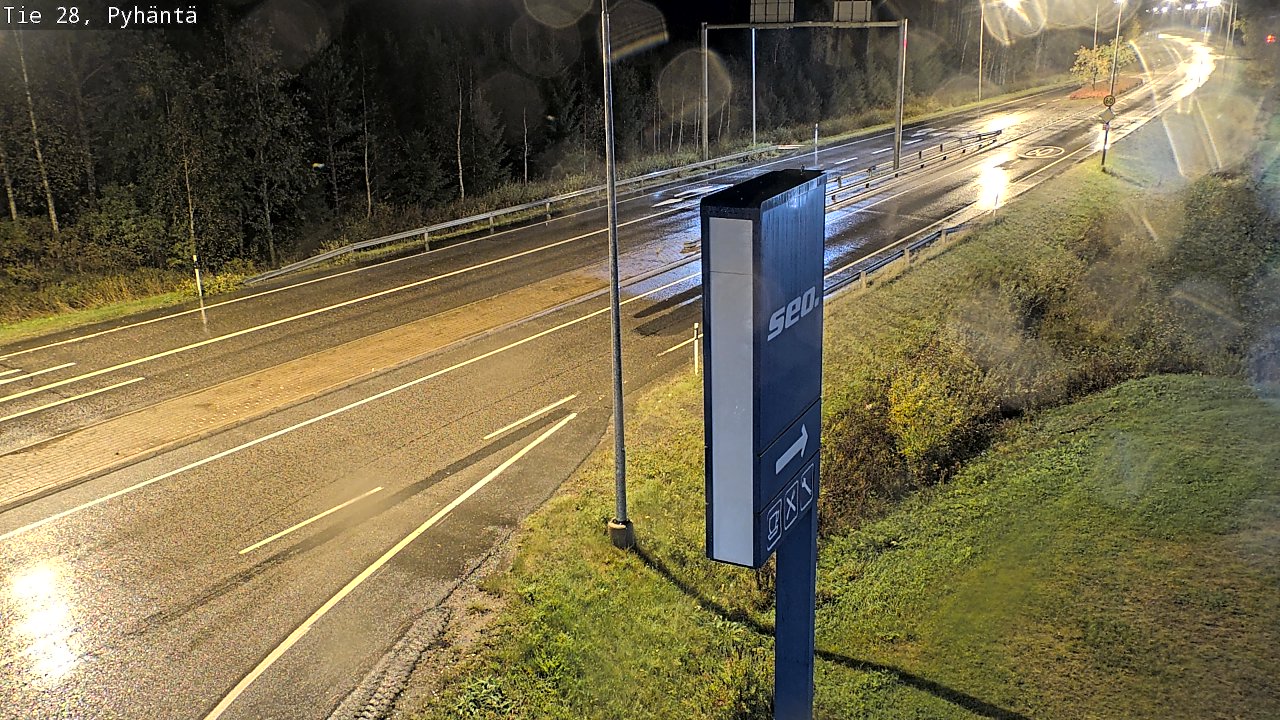 Kelikamerat Kuva Tie 28 Pyhäntä, Pyhäntä, Pohjois-Pohjanmaa