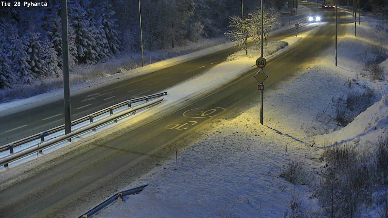 Kelikamerat Kuva Tie 28 Pyhäntä, Pyhäntä, Pohjois-Pohjanmaa