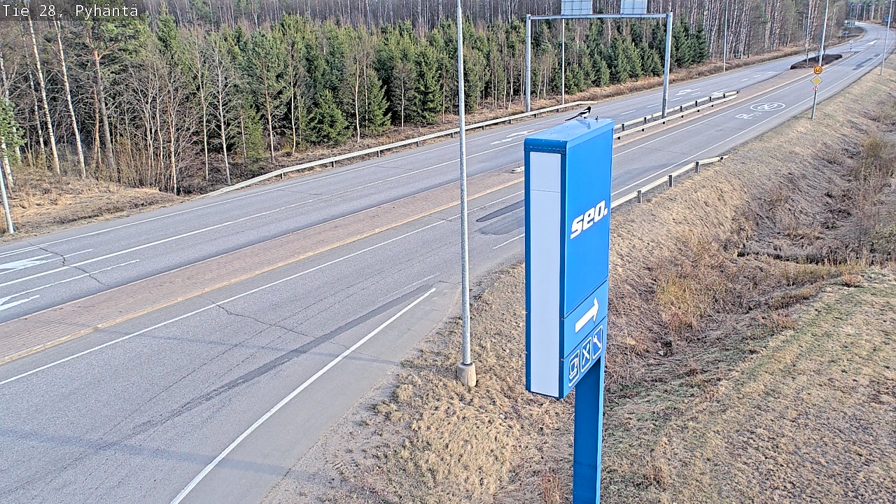 Kelikamerat Kuva Tie 28 Pyhäntä, Pyhäntä, Pohjois-Pohjanmaa