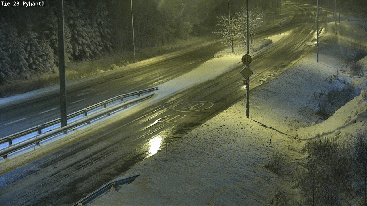 Kelikamerat Kuva Tie 28 Pyhäntä, Pyhäntä, Pohjois-Pohjanmaa