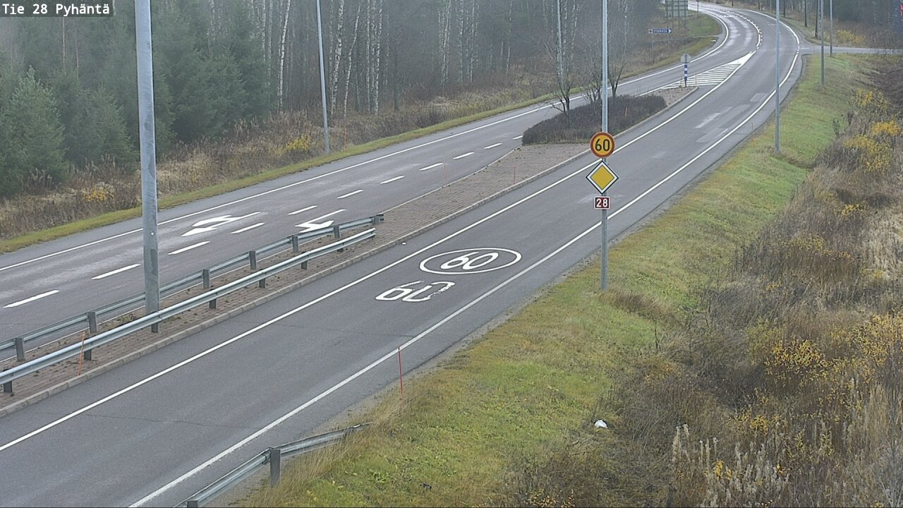Kelikamerat Kuva Tie 28 Pyhäntä, Pyhäntä, Pohjois-Pohjanmaa