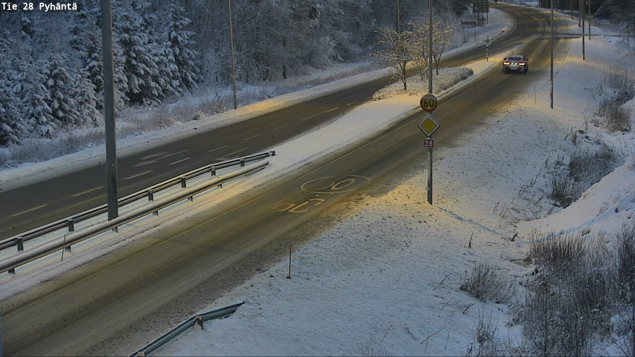Kelikamerat Kuva Tie 28 Pyhäntä, Pyhäntä, Pohjois-Pohjanmaa