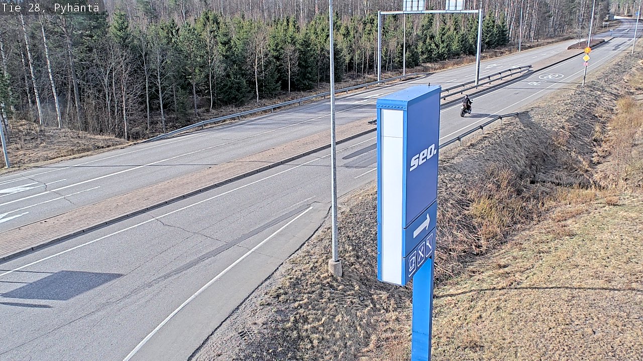 Kelikamerat Kuva Tie 28 Pyhäntä, Pyhäntä, Pohjois-Pohjanmaa