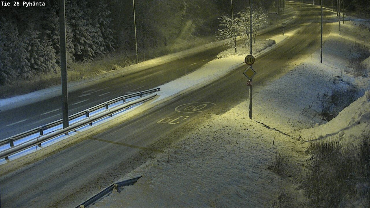 Kelikamerat Kuva Tie 28 Pyhäntä, Pyhäntä, Pohjois-Pohjanmaa