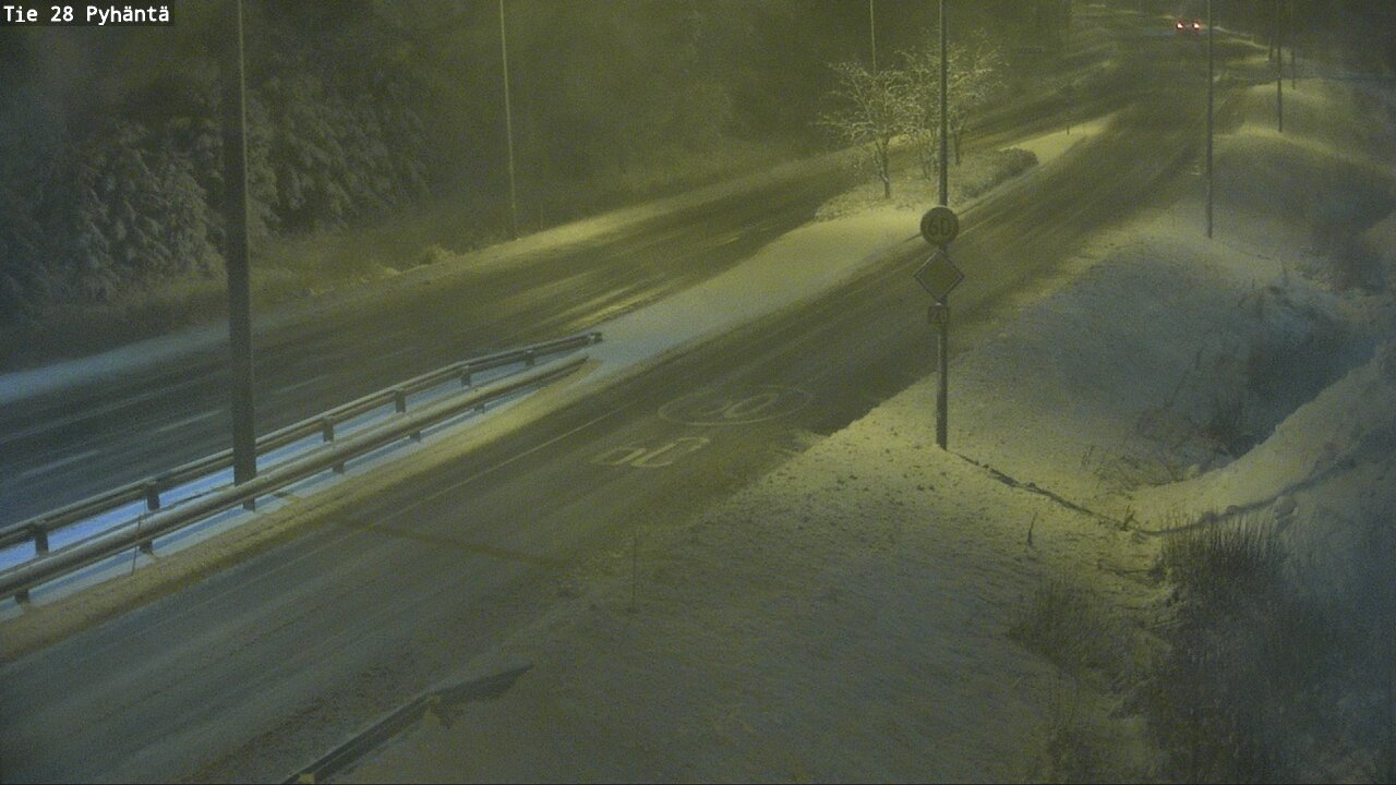 Kelikamerat Kuva Tie 28 Pyhäntä, Pyhäntä, Pohjois-Pohjanmaa