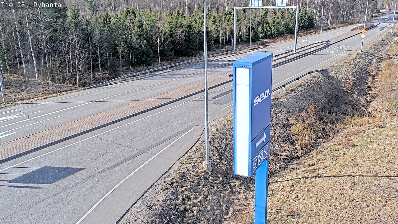 Kelikamerat Kuva Tie 28 Pyhäntä, Pyhäntä, Pohjois-Pohjanmaa