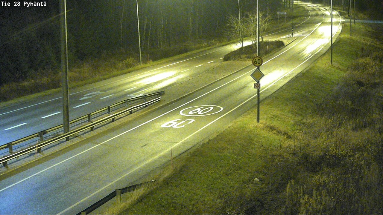 Kelikamerat Kuva Tie 28 Pyhäntä, Pyhäntä, Pohjois-Pohjanmaa