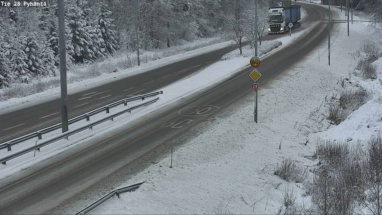 Kelikamerat Kuva Tie 28 Pyhäntä, Pyhäntä, Pohjois-Pohjanmaa