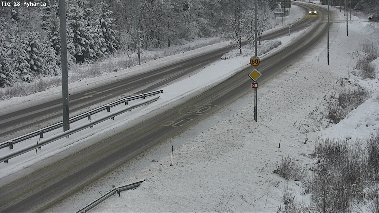 Kelikamerat Kuva Tie 28 Pyhäntä, Pyhäntä, Pohjois-Pohjanmaa