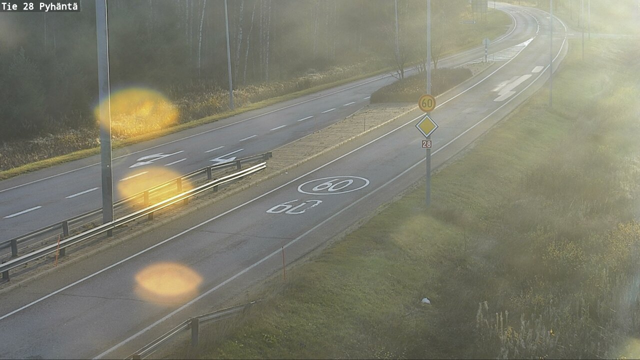 Kelikamerat Kuva Tie 28 Pyhäntä, Pyhäntä, Pohjois-Pohjanmaa