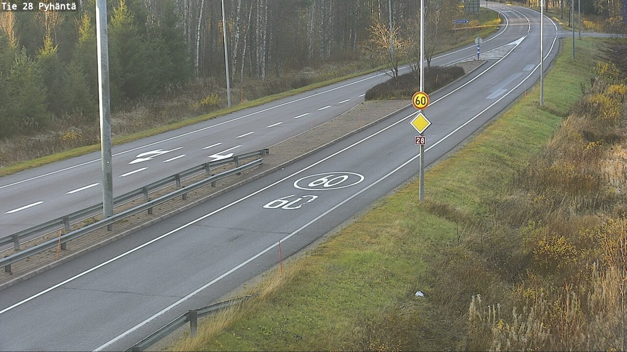Kelikamerat Kuva Tie 28 Pyhäntä, Pyhäntä, Pohjois-Pohjanmaa
