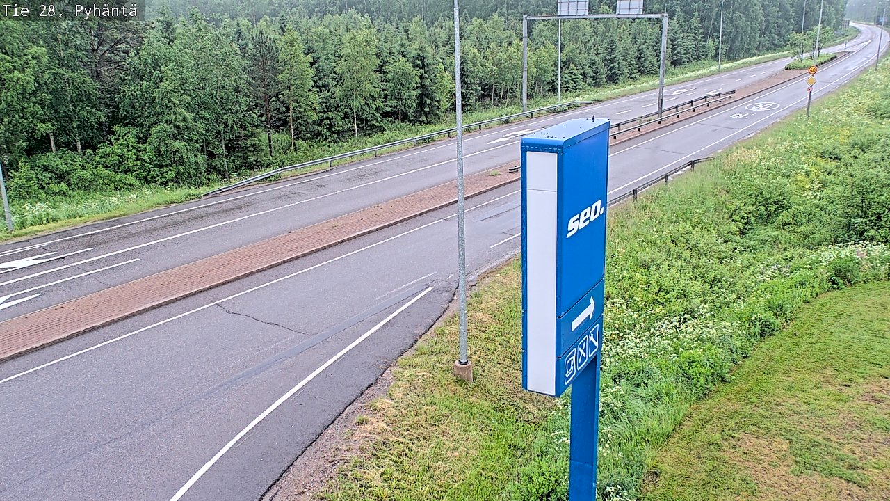 Kelikamerat Kuva Tie 28 Pyhäntä, Pyhäntä, Pohjois-Pohjanmaa
