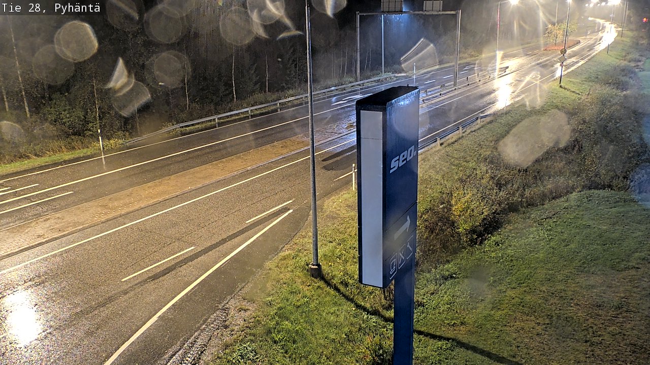 Kelikamerat Kuva Tie 28 Pyhäntä, Pyhäntä, Pohjois-Pohjanmaa