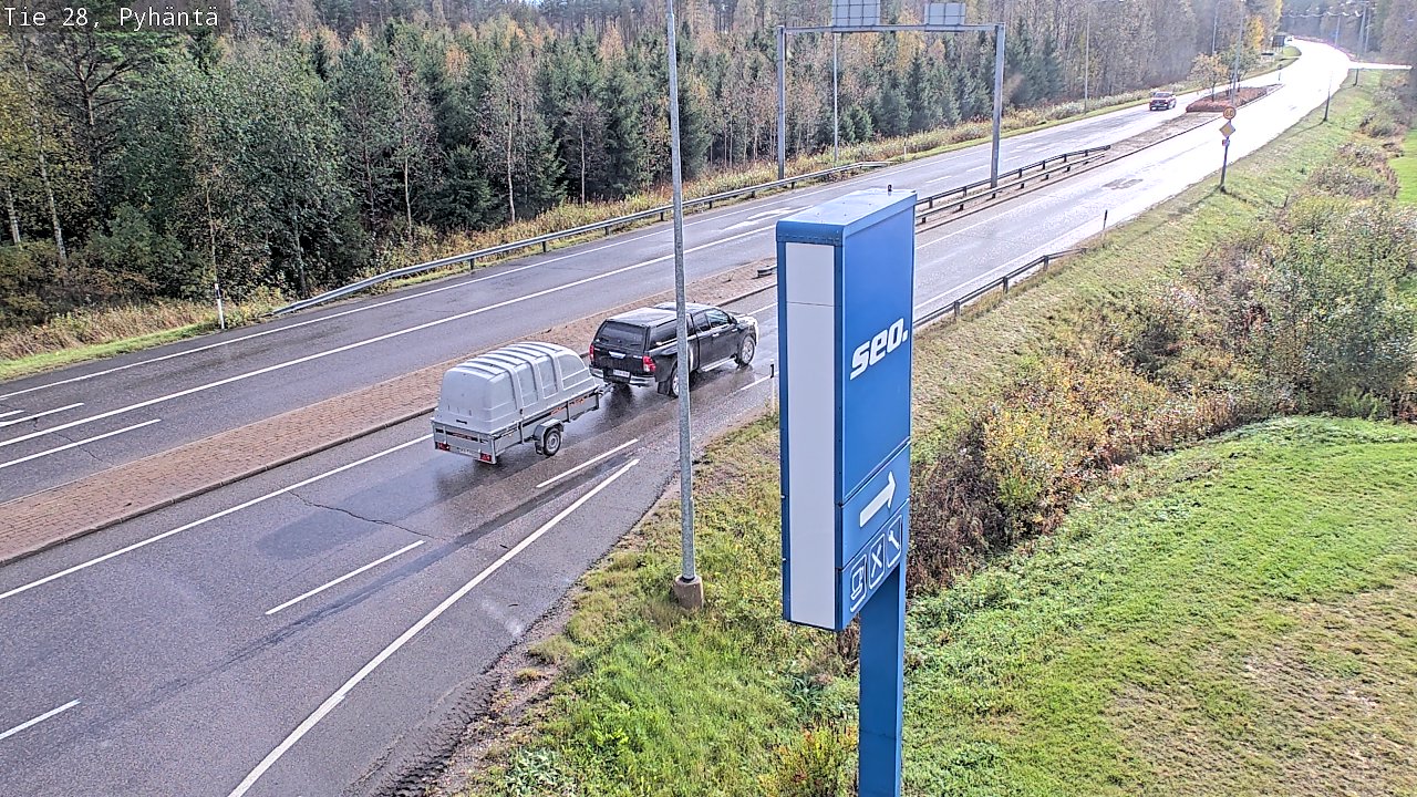 Kelikamerat Kuva Tie 28 Pyhäntä, Pyhäntä, Pohjois-Pohjanmaa