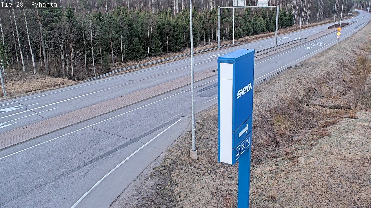 Kelikamerat Kuva Tie 28 Pyhäntä, Pyhäntä, Pohjois-Pohjanmaa