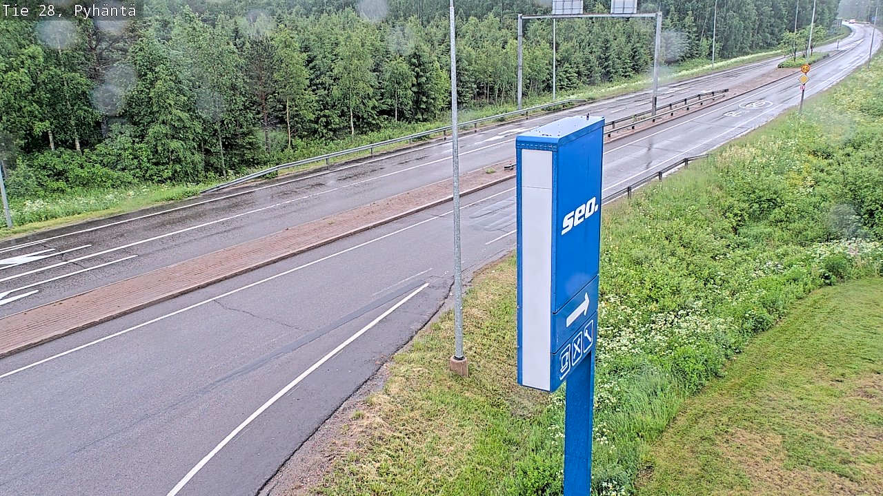 Kelikamerat Kuva Tie 28 Pyhäntä, Pyhäntä, Pohjois-Pohjanmaa