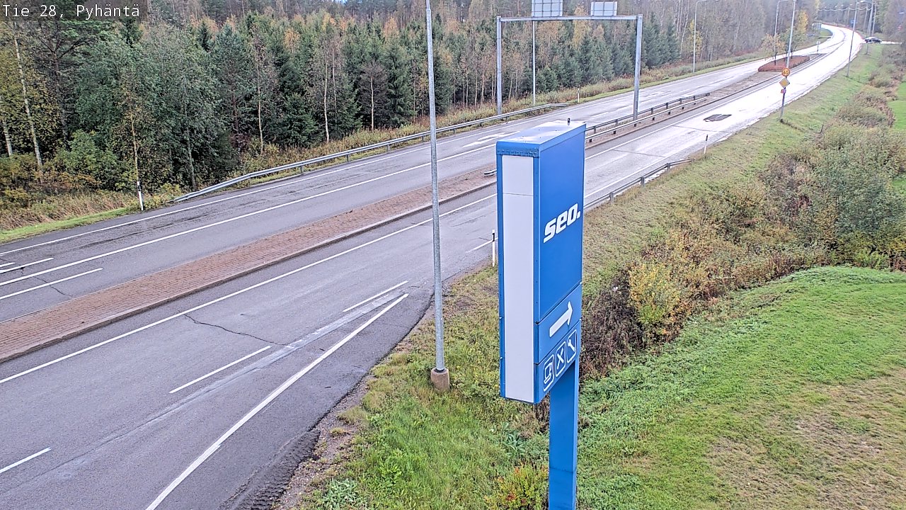 Kelikamerat Kuva Tie 28 Pyhäntä, Pyhäntä, Pohjois-Pohjanmaa