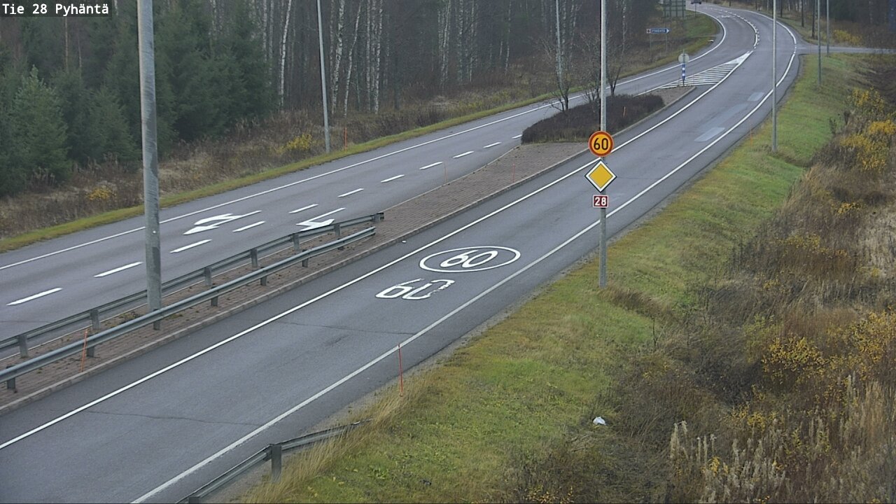 Kelikamerat Kuva Tie 28 Pyhäntä, Pyhäntä, Pohjois-Pohjanmaa