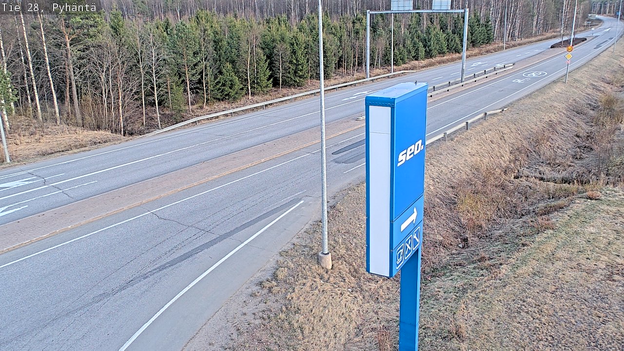 Kelikamerat Kuva Tie 28 Pyhäntä, Pyhäntä, Pohjois-Pohjanmaa