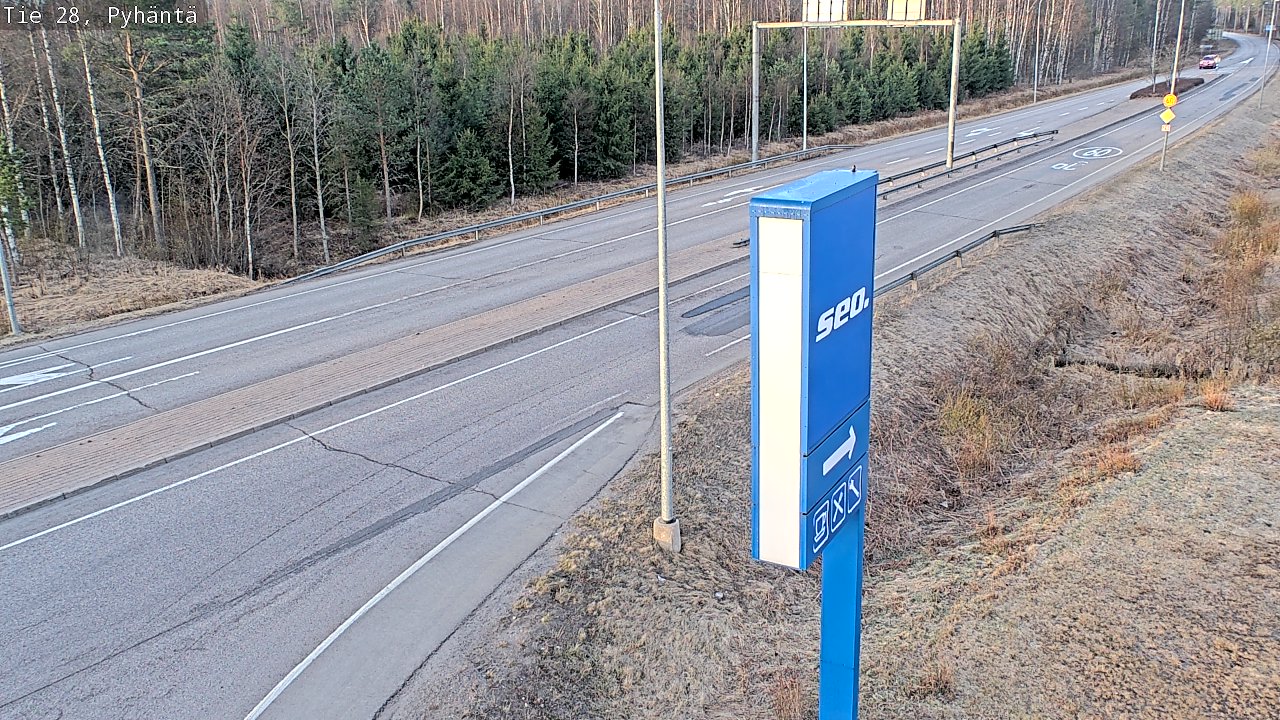 Kelikamerat Kuva Tie 28 Pyhäntä, Pyhäntä, Pohjois-Pohjanmaa