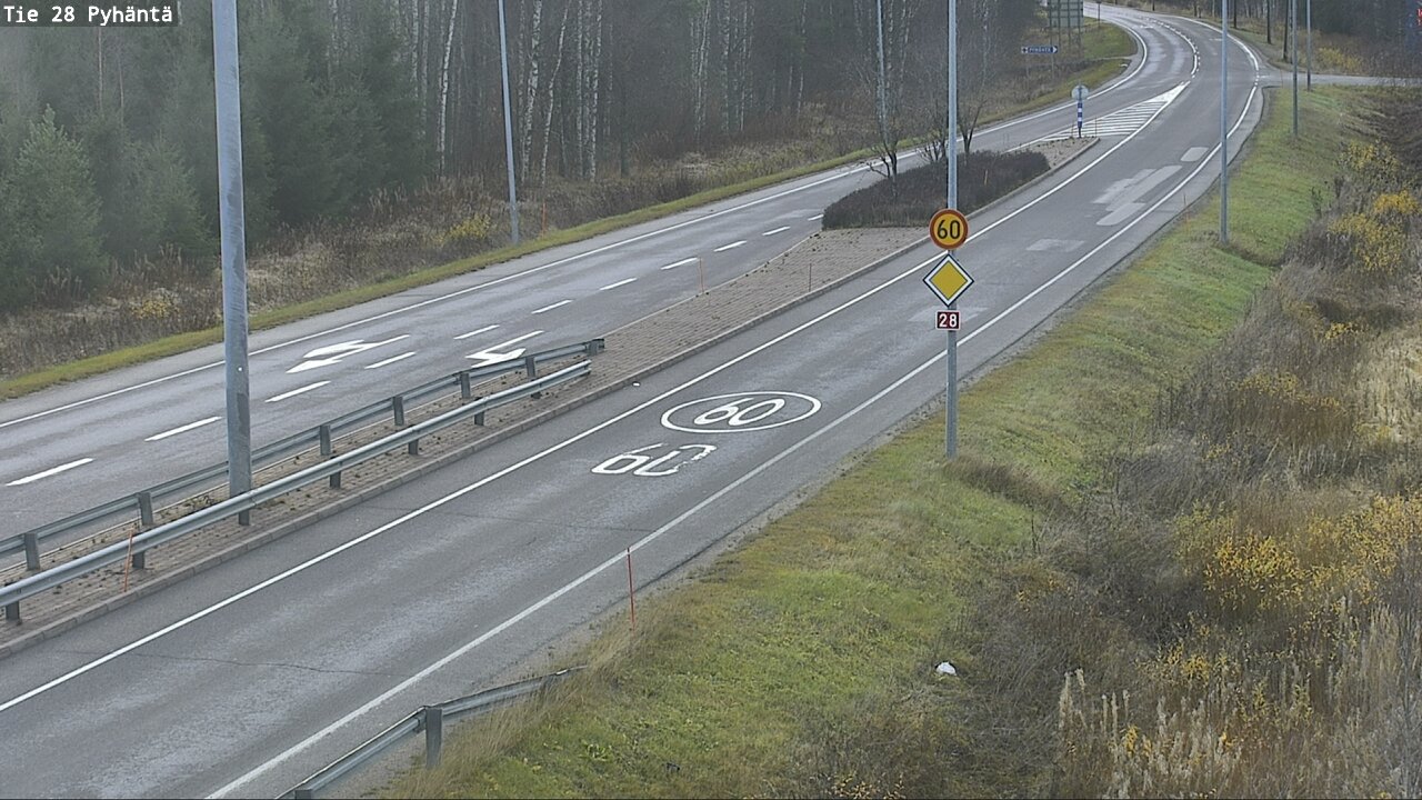 Kelikamerat Kuva Tie 28 Pyhäntä, Pyhäntä, Pohjois-Pohjanmaa