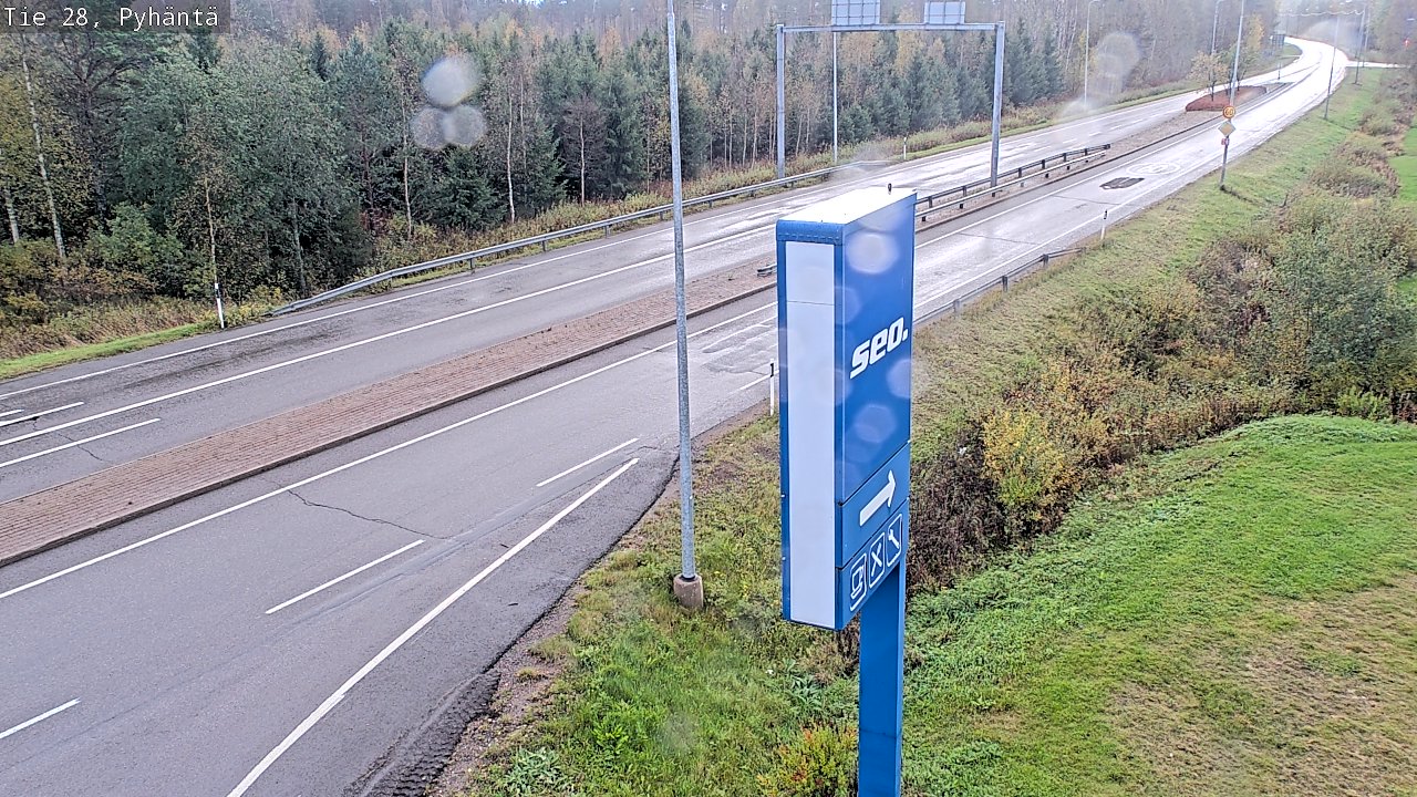Kelikamerat Kuva Tie 28 Pyhäntä, Pyhäntä, Pohjois-Pohjanmaa