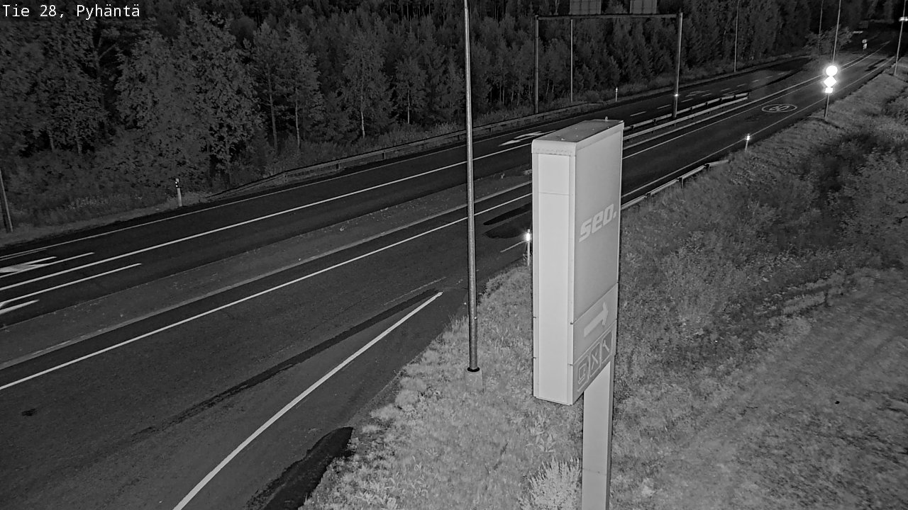 Kelikamerat Kuva Tie 28 Pyhäntä, Pyhäntä, Pohjois-Pohjanmaa