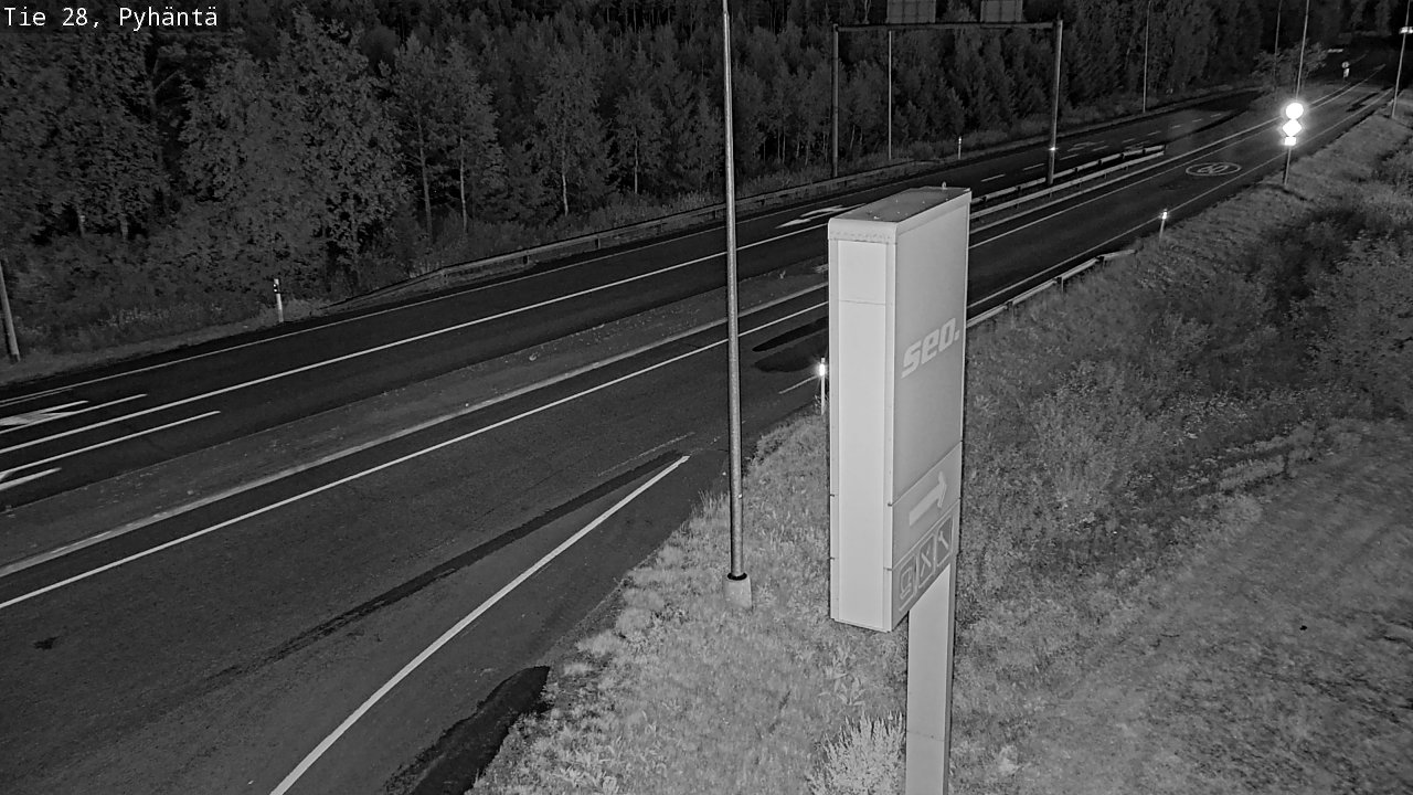 Kelikamerat Kuva Tie 28 Pyhäntä, Pyhäntä, Pohjois-Pohjanmaa