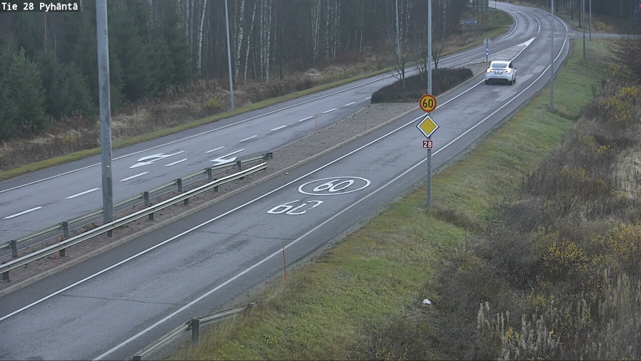 Kelikamerat Kuva Tie 28 Pyhäntä, Pyhäntä, Pohjois-Pohjanmaa