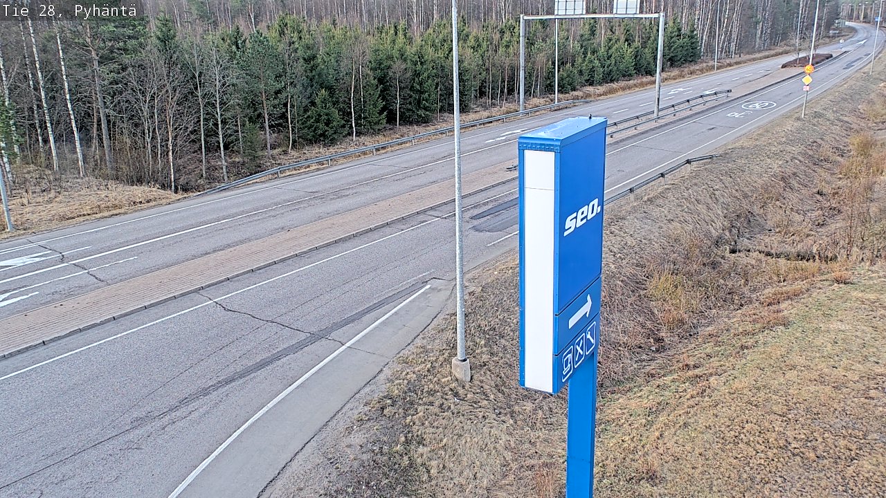 Kelikamerat Kuva Tie 28 Pyhäntä, Pyhäntä, Pohjois-Pohjanmaa