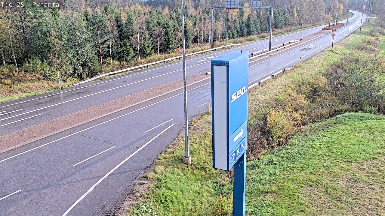 Kelikamerat Kuva Tie 28 Pyhäntä, Pyhäntä, Pohjois-Pohjanmaa