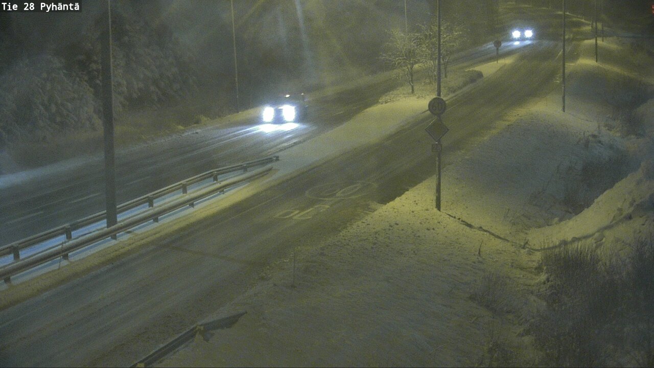 Kelikamerat Kuva Tie 28 Pyhäntä, Pyhäntä, Pohjois-Pohjanmaa